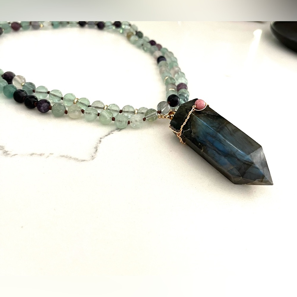 Tiny Devotions Labradorite, Amethyst & Aquamarine… - image 5